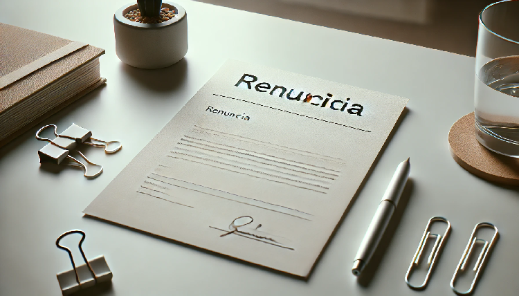 carta de renuncia