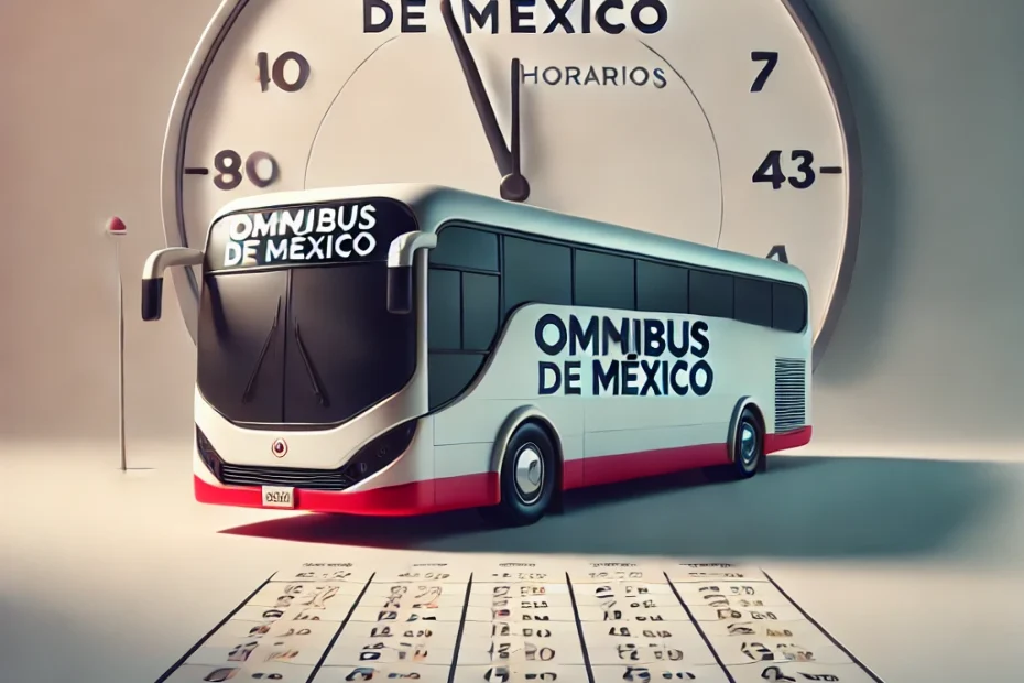 omnibus de méxico horarios