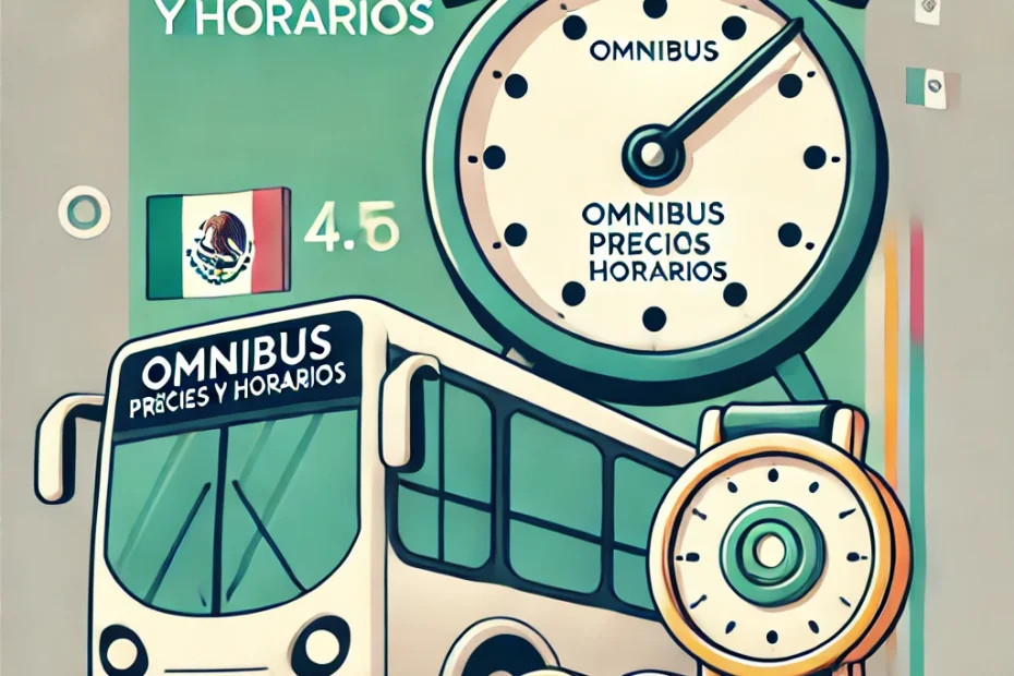 omnibus precios y horarios